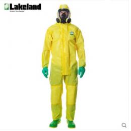 雷克兰Lakeland CT1S428耐强酸强碱带帽连体服凯麦斯系列防护服