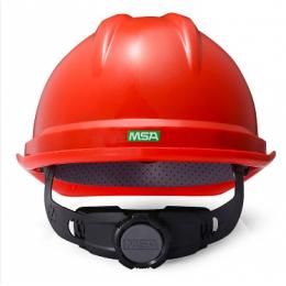 MSA/梅思安 V-Gard500 PE豪华型有孔安全帽 一指键帽衬