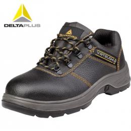 代尔塔DeltaPlus 301921 牛皮防砸防静电耐高温防滑低帮安全鞋