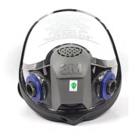 3M FF-402 硅胶全面罩防喷漆化工防喷溅双滤盒防毒面具