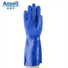 Ansell安思尔 14-663耐磨耐油防化PVC加长手套
