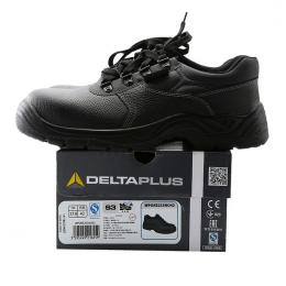 代尔塔DeltaPlus 301518 牛皮防砸防刺穿防静电防滑耐磨低帮安全鞋