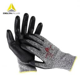 代尔塔DeltaPlus 202044 PU涂层耐磨防割尼龙针织建筑工地防护手套