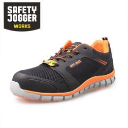 Safety Jogger/鞍琸宜 201002 纳米碳包头防砸防刺穿防静电安全鞋